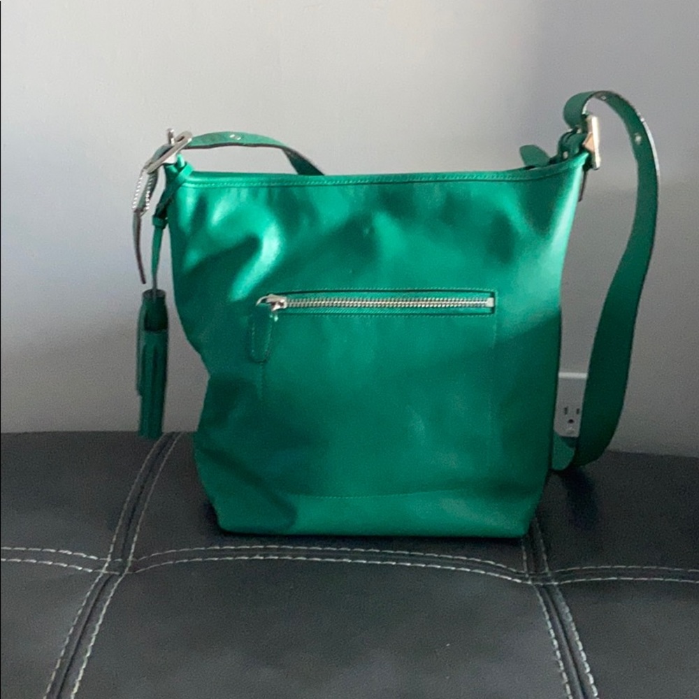 Coach Duffel Bag In Emerald Green Gem